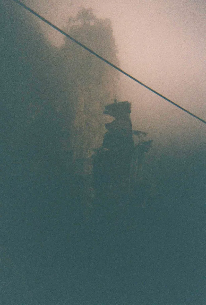 Pillar of heaven shot on Kodak Gold 200 with a Kodak M38, by Michelle