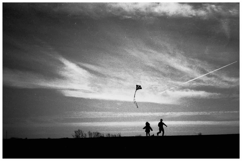 Kite shot on Foma Fomapan 100 Classic with a Rollei 35, developed at Home / Self-Developed, by George