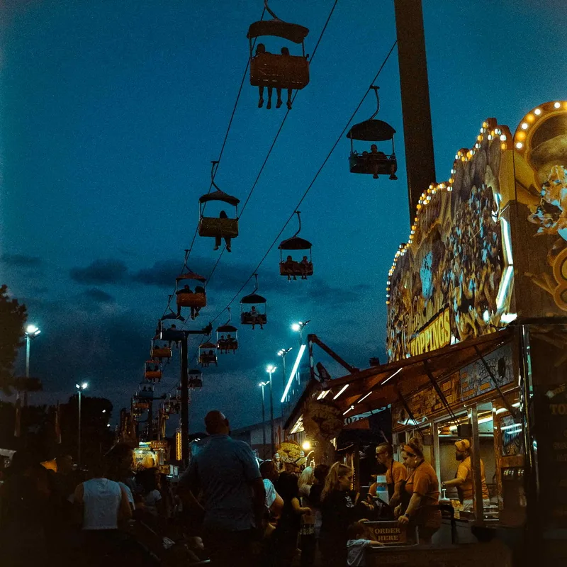 Snap from the State Fair shot on Lomography CN 800 with a Rolleiflex 2.8GX, developed at Home / Self-Developed, by Richard Vialet, ASC