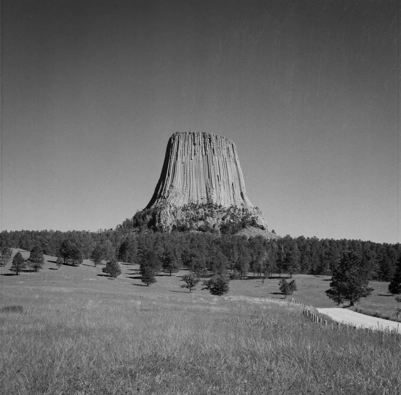 The Looming Tower shot on Ilford HP5 Plus 400 with a Hasselblad 500C, by Lance Faulkner