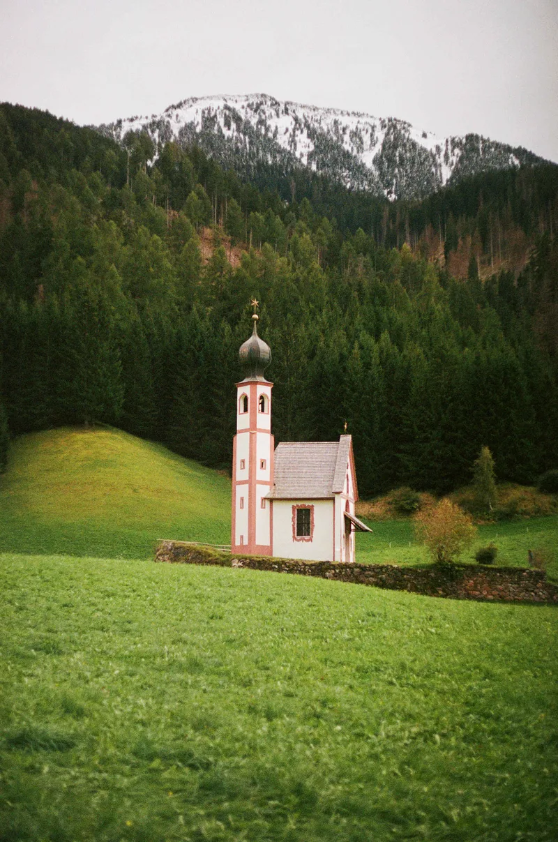 Somewhere in Dolomites shot on Fujifilm 200 with a Contax 167MT, by Julia Solonina
