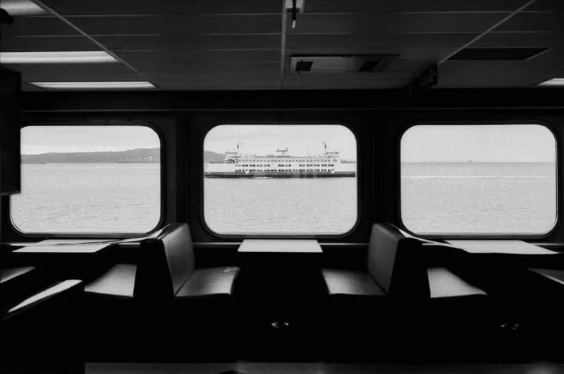 Passage shot on Kodak Tri-X 400 with a Canon Canonet QL17, developed at Moon Photo, by Aaron Yost