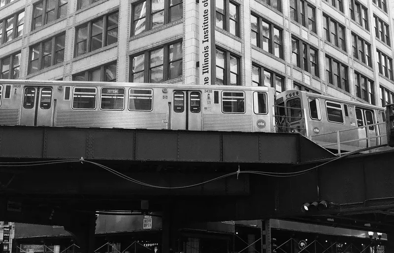 Chicago shot on Cinestill BWXX with a Canon EOS Rebel XS, developed at The DarkRoom, by Chris Howard
