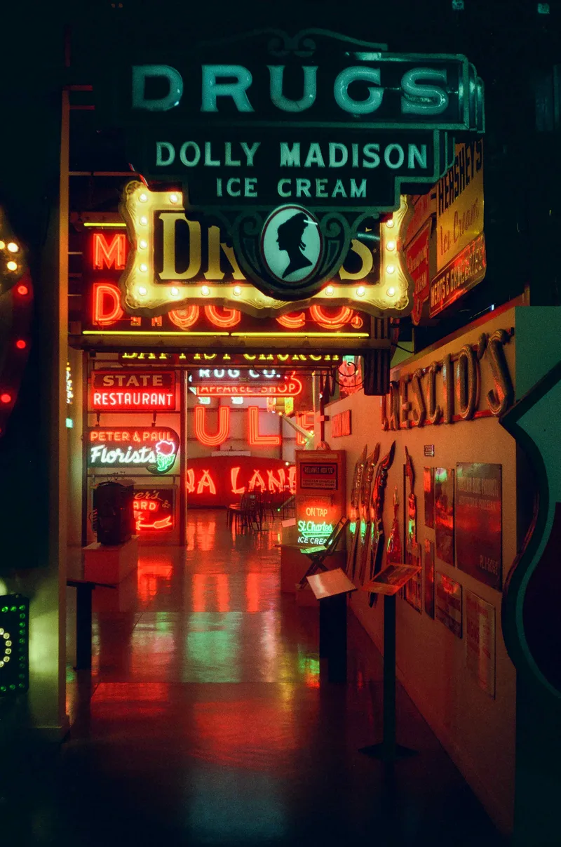 Drugs and Ice Cream shot on Cinestill 400D with a Olympus InfinityTwin, developed at Legacy Film Lab, by Clint