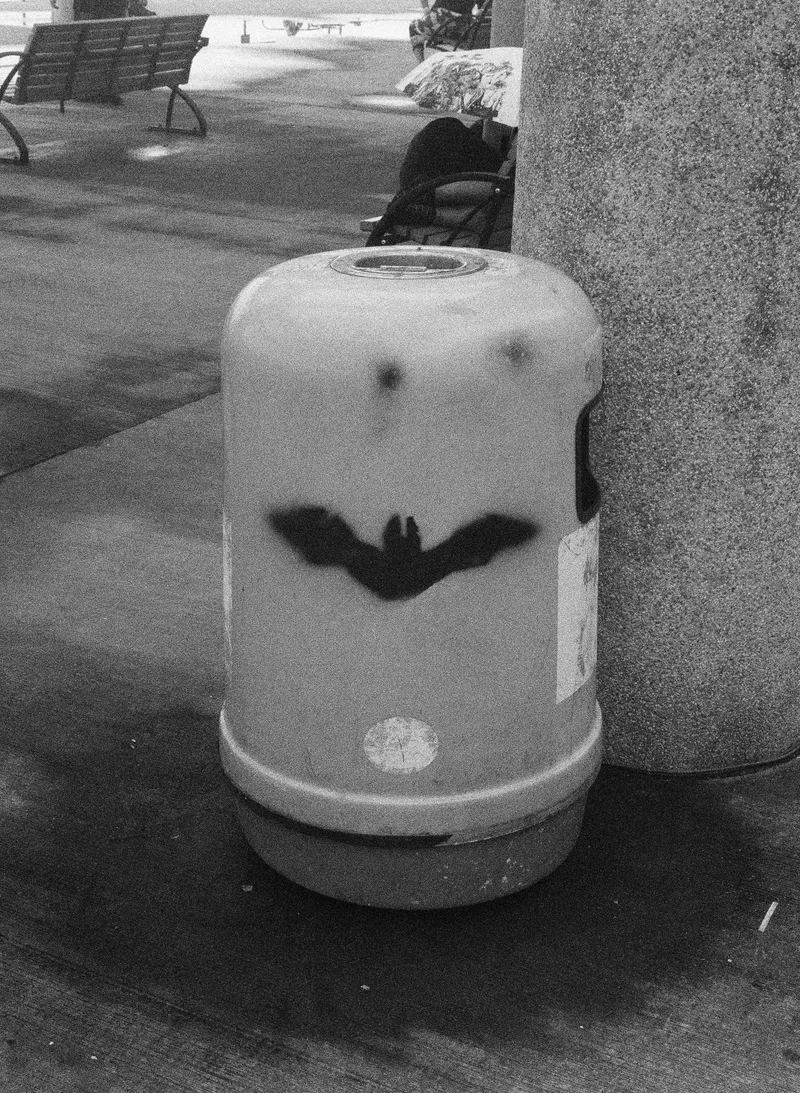 Batman shot on Ilford Delta 3200 with a Zenza Bronica ETR, by Ah Don
