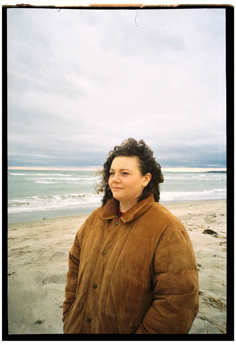 erica, higgins beach shot on Kodak Kodacolor 200 with a Kyocera TScope, developed at Northeast Photographic, by Eric Wefald - Huang