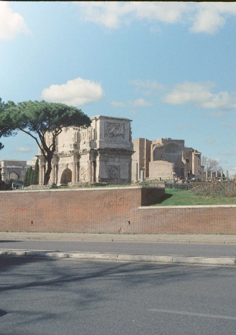 roman and roads shot on Sunbath 500T with a Olympus Pen F, developed at Nation Photo, by damiano