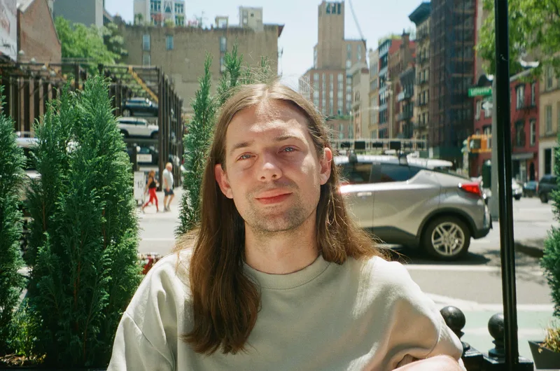 My sweet love shot on Kodak Portra 800 with a Olympus Mju Zoom 105, by Janna