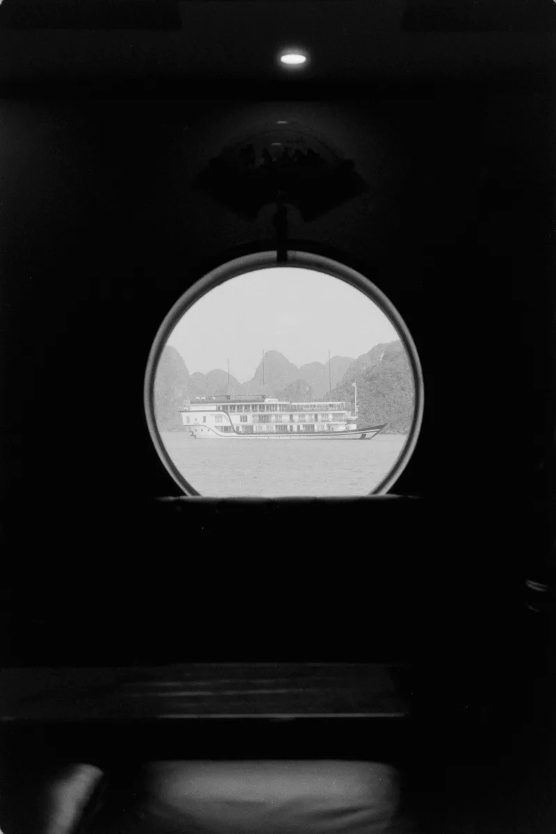 The Boat Portal shot on Lucky SHD 100 with a Canon F-1n, developed at Home / Self-Developed, by Darren Fielding