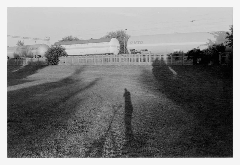 Me & the Trains shot on Forte Fortepan 200 with a Nikon F50, developed at Home / Self-Developed, by AkosArnold