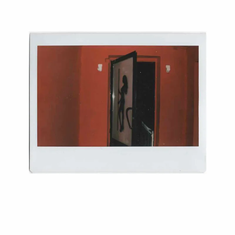 Abandoned night club shot on Fujifilm Instax Wide with a Fujifilm Instax Wide 300, by Raúl Barroso