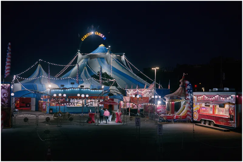 Late to the Circus shot on Kodak Portra 400 with a Fuji GW690II, developed at Nelson Photo Supplies, by Leland