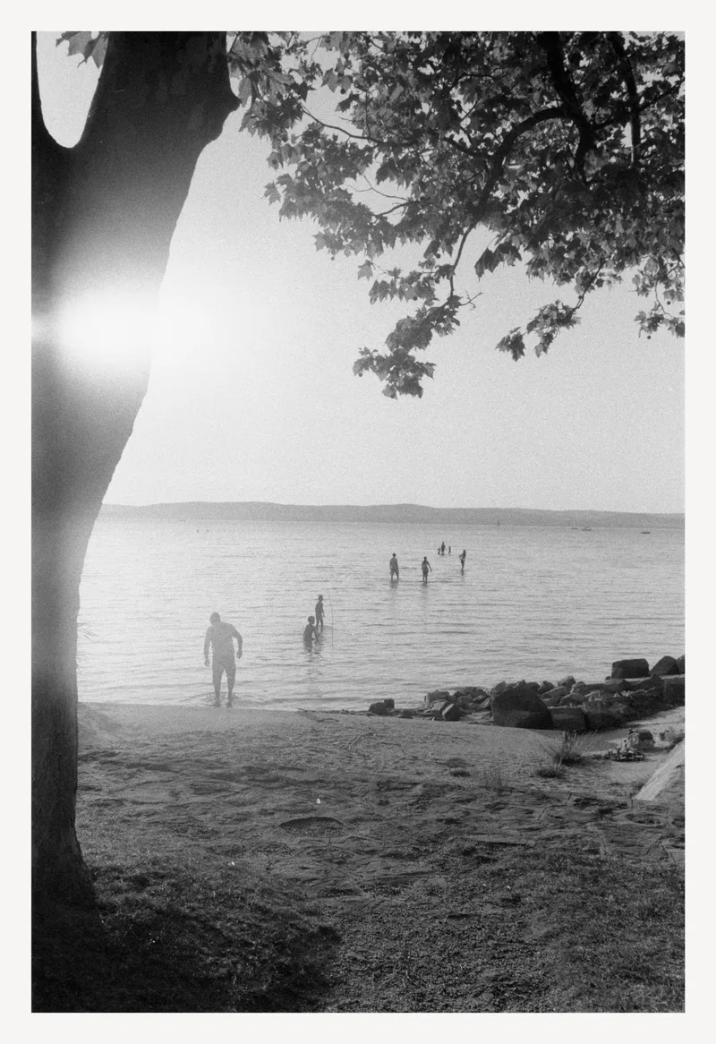 In Shallow Water shot on Agfa APX 400 with a Olympus AF-1, developed at Home / Self-Developed, by AkosArnold