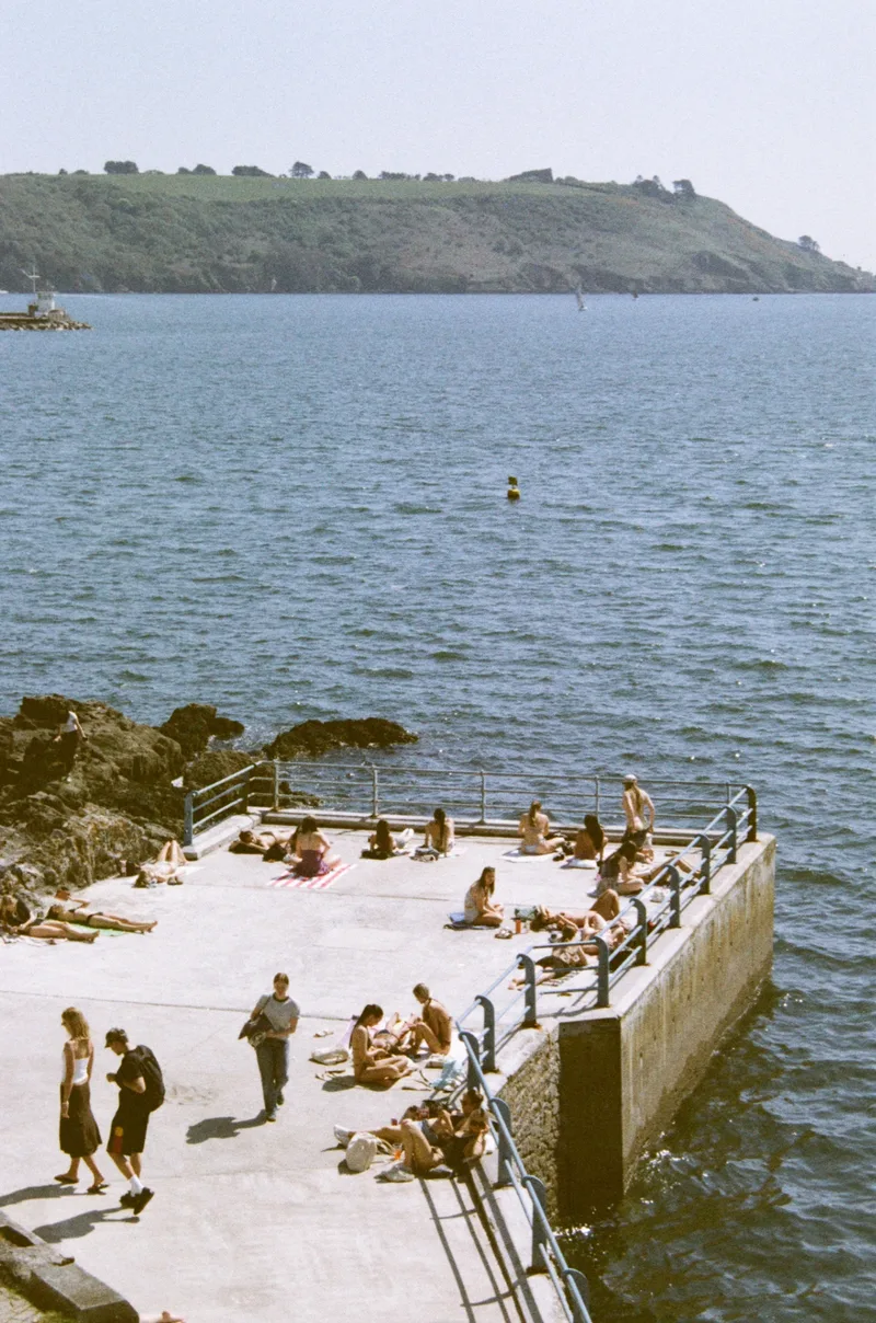 Plymouth Hoe in the start of Summer shot on Lomography LomoChrome Color '92 with a Chinon CE-4S, developed at Sopher Photographic, by Analogue Evelyn