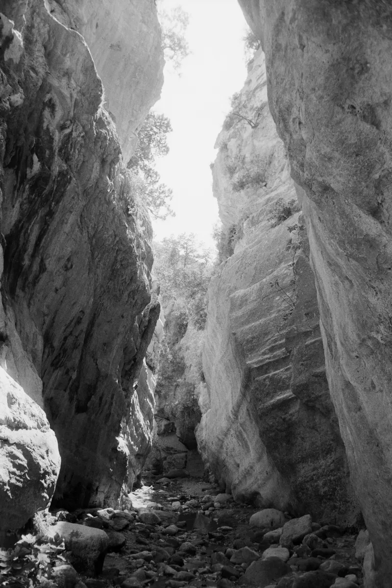 Avakas Gorge shot on Agfa APX 100 with a Minox 35 GT, by Vitaly Tikhonov