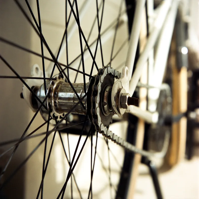 Fixie shot on Cinestill 400D with a Rolleiflex 3.5, developed at Home / Self-Developed, by MARCO PHOTOS