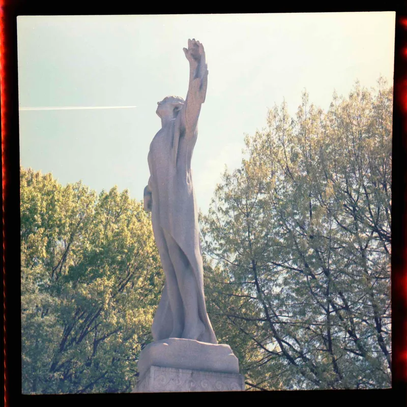 Titanic Memorial, DC shot on Kodak Portra 400 with a Ricoh SuperRicohflex, developed at Dominion Camera, by Lucy Mueller