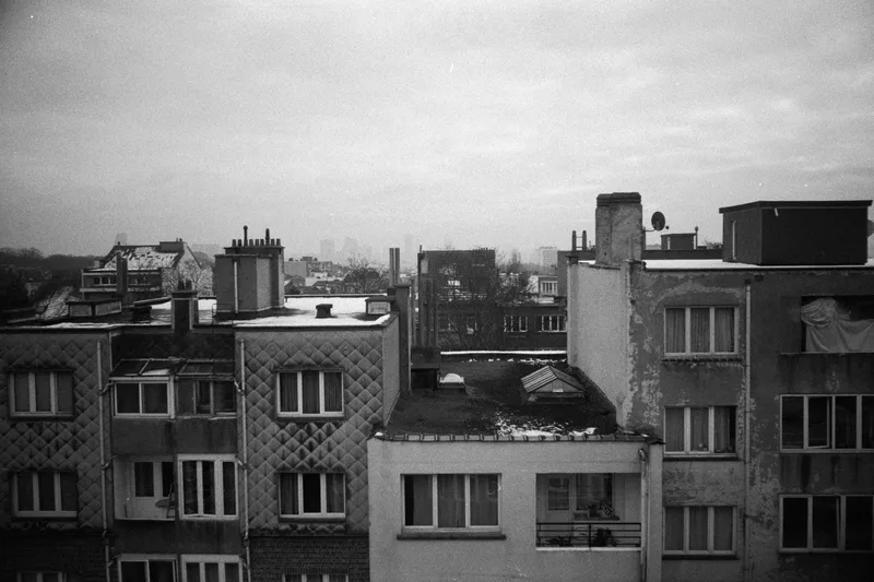 Un hiver à Bruxelles #2 shot on Rollei RPX 400 with a Rollei Prego90, developed at Les Photos du Faubourg, by Catalina