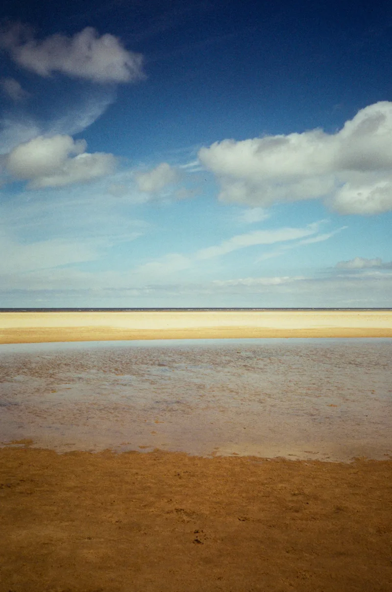 Holkham Beach shot on Candido Collective Candido400 with a Nikon Lite Touch Zoom 70 WS, developed at Take It Easy, by Guesty