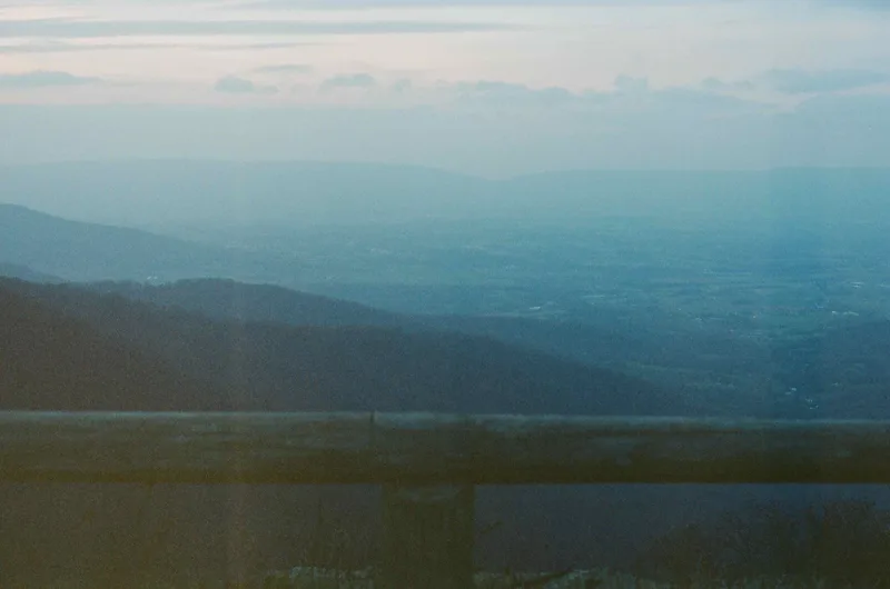 Shenandoah Sunset shot on Kodak Portra 400 with a Olympus OM-1N, developed at Dominion Camera, by Lucy Mueller