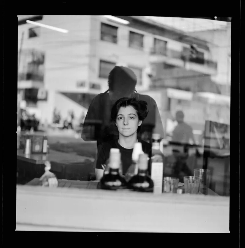 Mari shot on Shanghai GP3 with a Hasselblad 500C, developed at Lab:Lab, by Marcelo Ribeiro