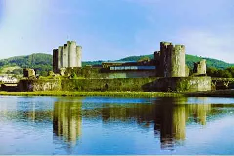 Caerphilly Castle shot on Kodak ColorPlus 200 with a Zenit 11, developed at Max Speilmann, by Nigel Owen