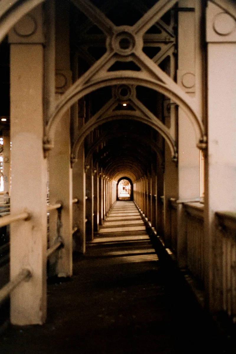 The High Level Arches shot on Harman Phoenix 200 with a Pentax Program A, by ant