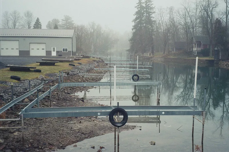 ghost docks shot on Fujifilm Pro 400H with a Canon Sure Shot Zoom Max, by linus_spacehead