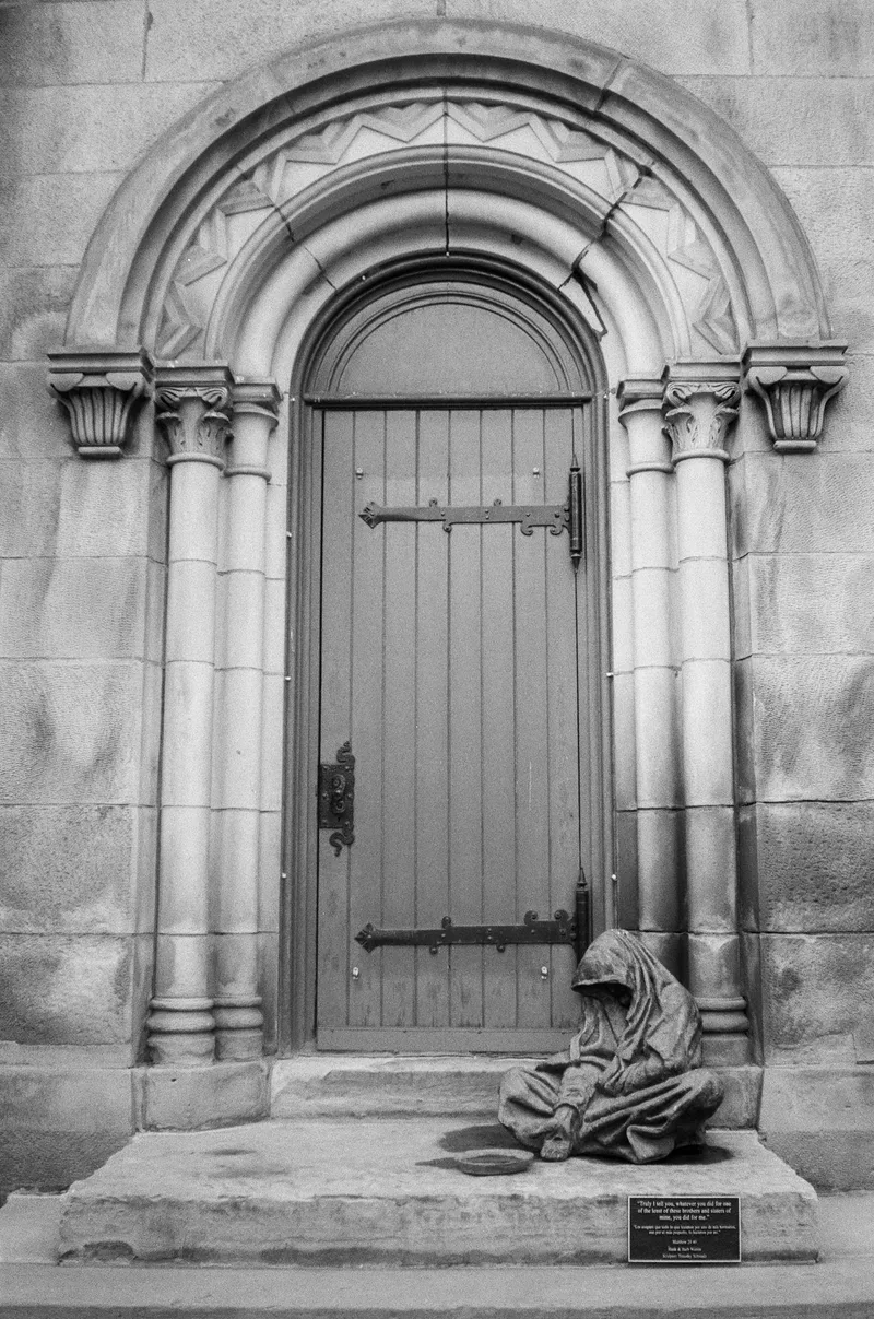 When I Was Hungry and Thirsty shot on Kodak Tri-X 400 with a Olympus InfinityTwin, developed at Legacy Film Lab, by Clint
