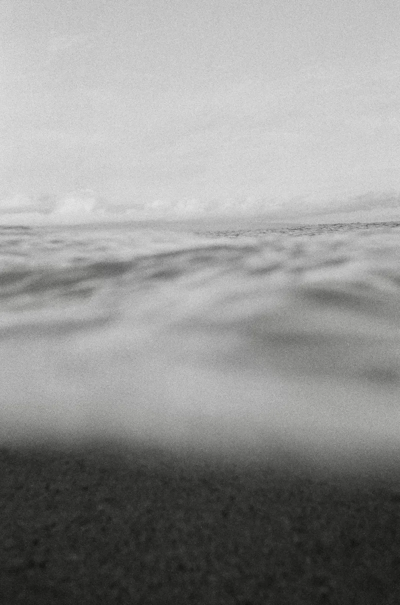 Morning Calm shot on Ilford Delta 3200 with a Nikonos IV, developed at The DarkRoom, by Ray