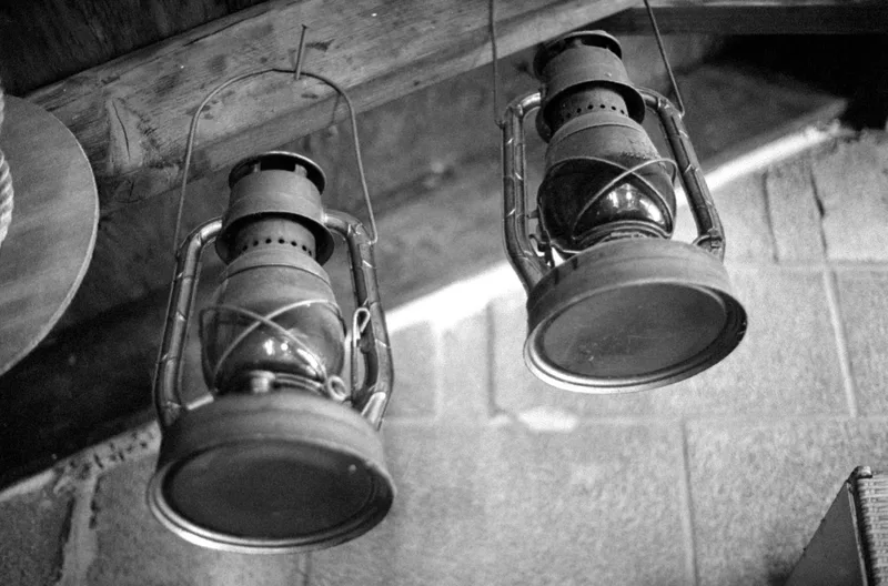 Grandfather's Lanterns shot on Kodak Tri-X 400 with a Yashica Electro 35 GS, developed at Home / Self-Developed, by Murry Shotwell