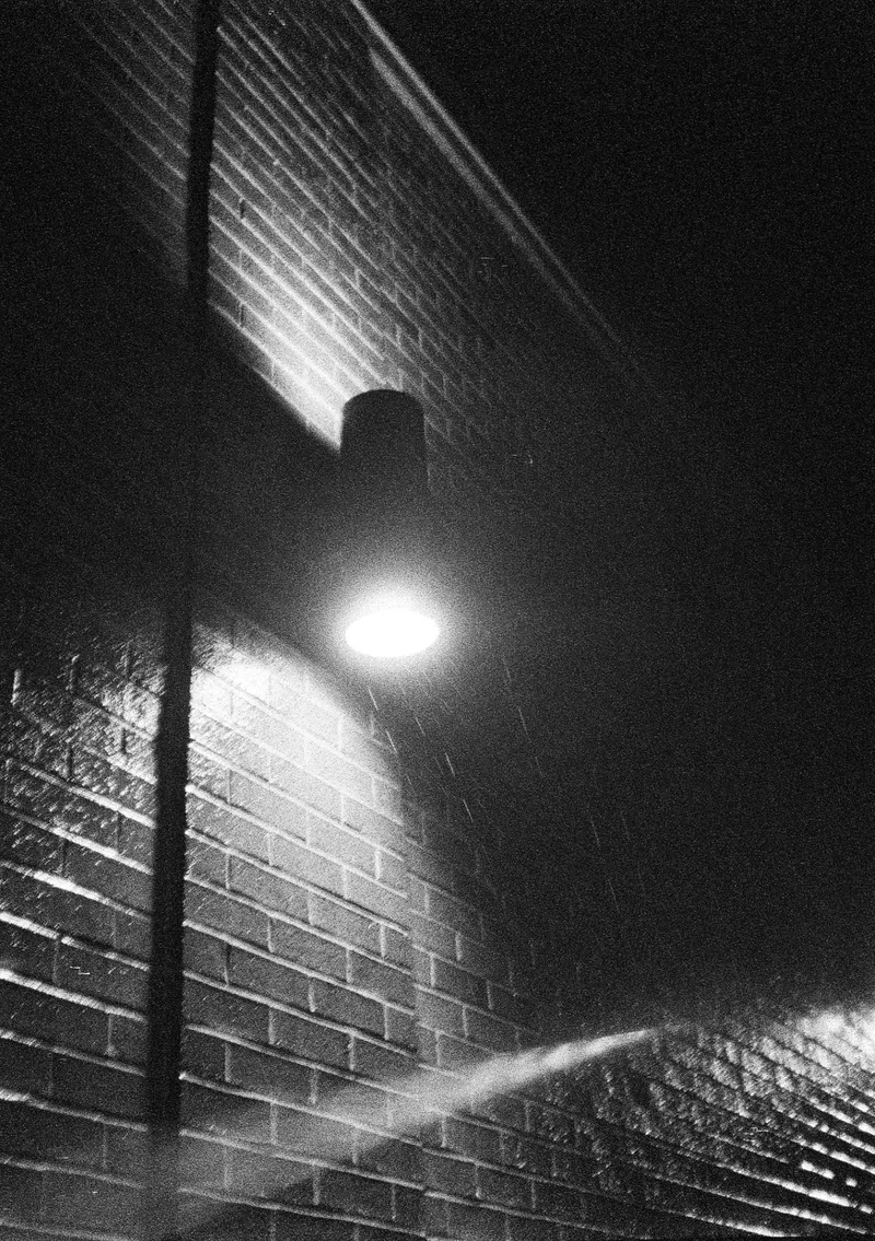 Fallingrain shot on Kodak T-Max P3200 with a Agat 18, developed at Film Developing Co, by dave carpenter