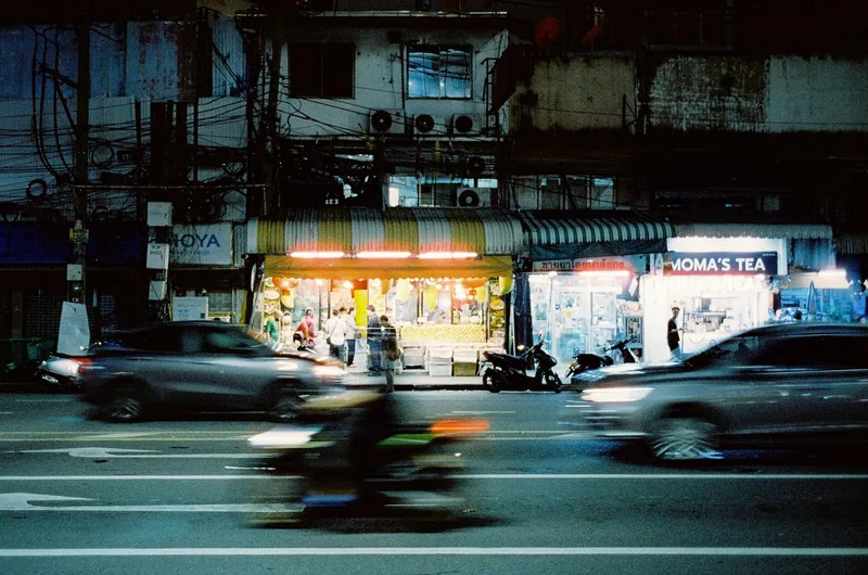 Mae Varee shot on Cinestill 800T with a Nikon 35ti, developed at XANAP Filmlab, by M.Y.T Liu