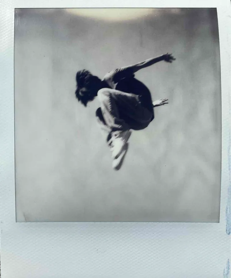 Kid Kurt shot on Polaroid B&W 600 with a Polaroid Sun 600, developed at Home / Self-Developed, by Burro.Playero