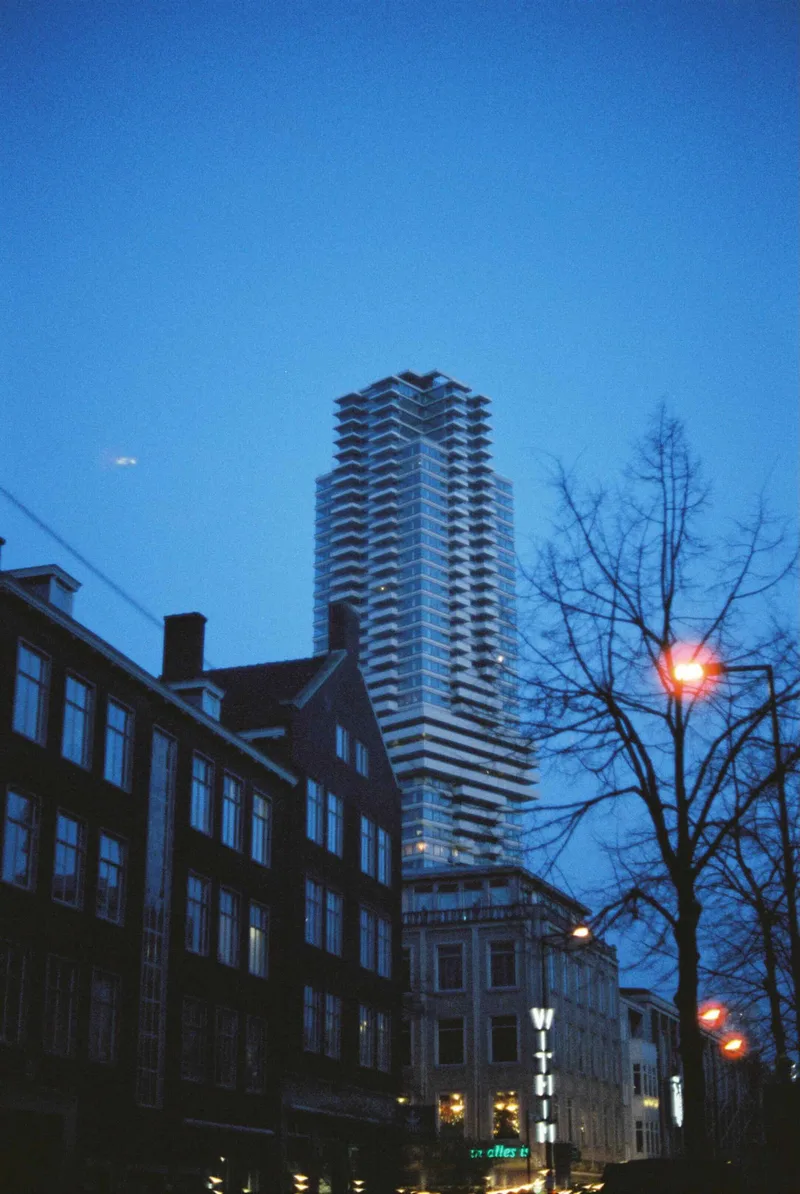 Rotterdam City shot on Cinestill 800T with a Porst CR-1, by Brotzen