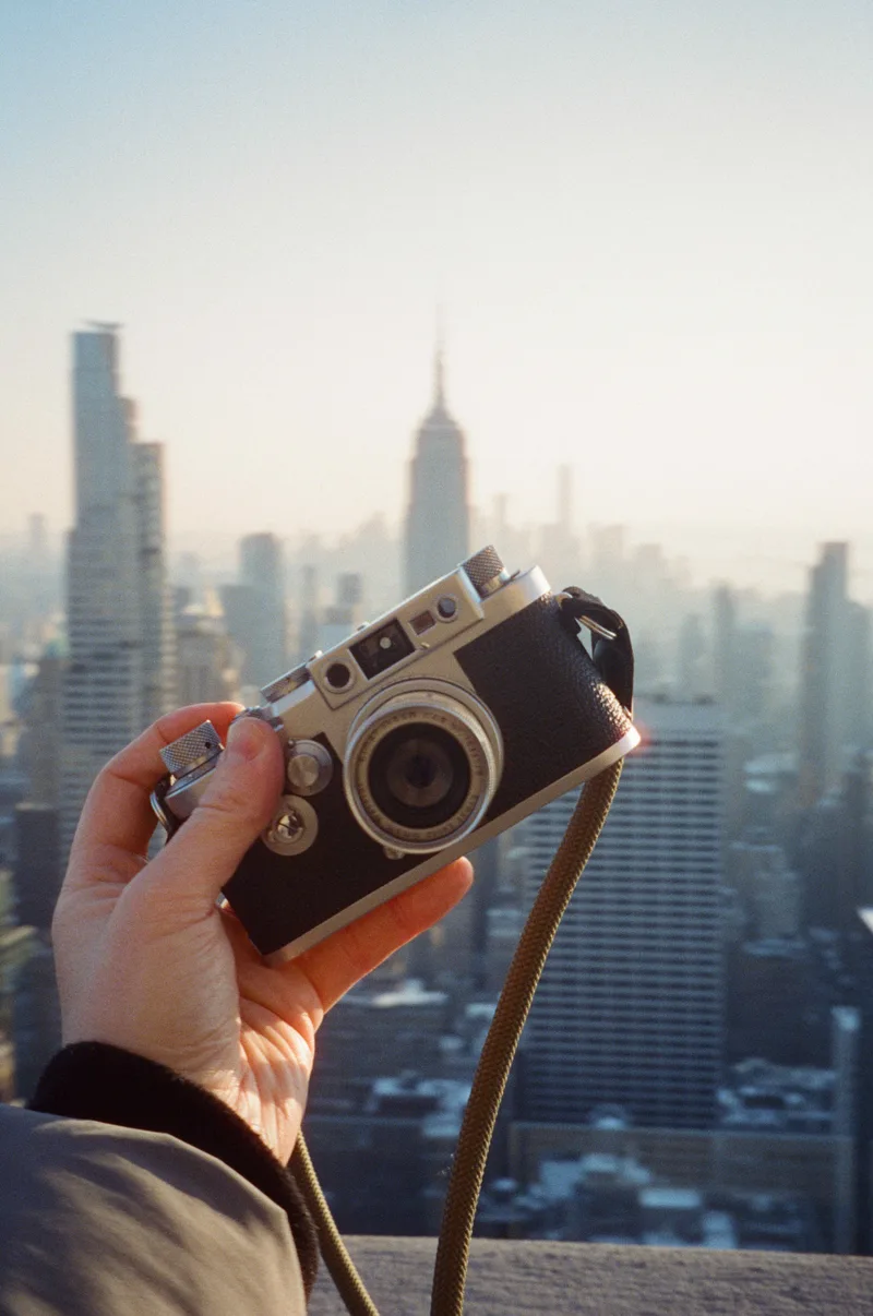 My travel partner shot on Cinestill 800T with a Canon Sure Shot 70, developed at FilmDev, by Rich