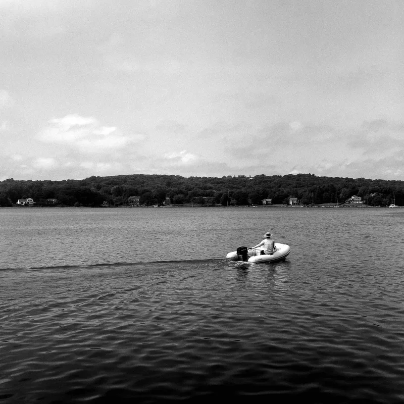 Out to sea shot on Kodak T-Max 400 with a Zenza Bronica S2, developed at Darkslide Film Lab, by Ryan