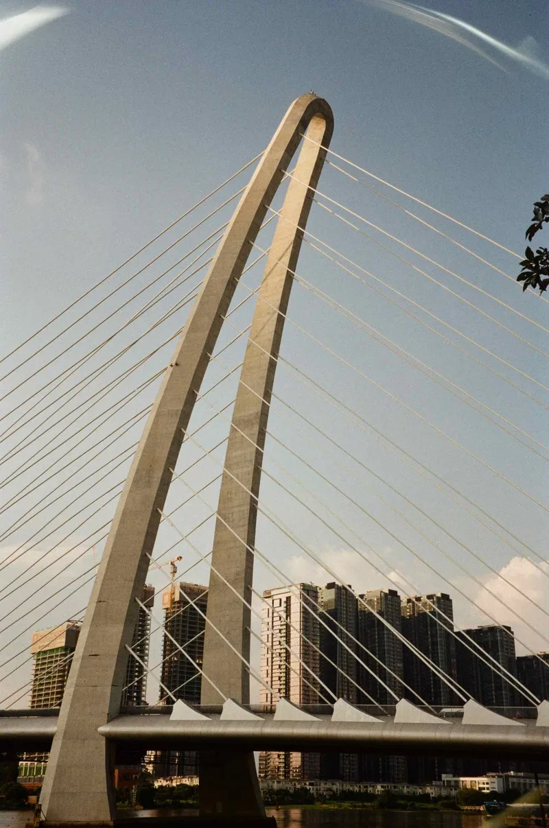 Ba Son Bridge shot on Kodak Gold 200 with a Olympus Mju-II, developed at CropLab, by nivhty123