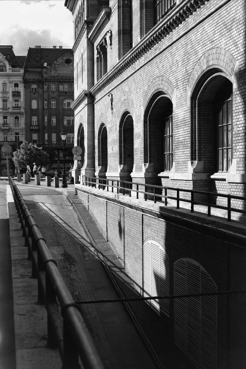 Urban Details- Rhythm shot on Rollei Retro 80S with a Minolta X-500, developed at Home / Self-Developed, by Endre