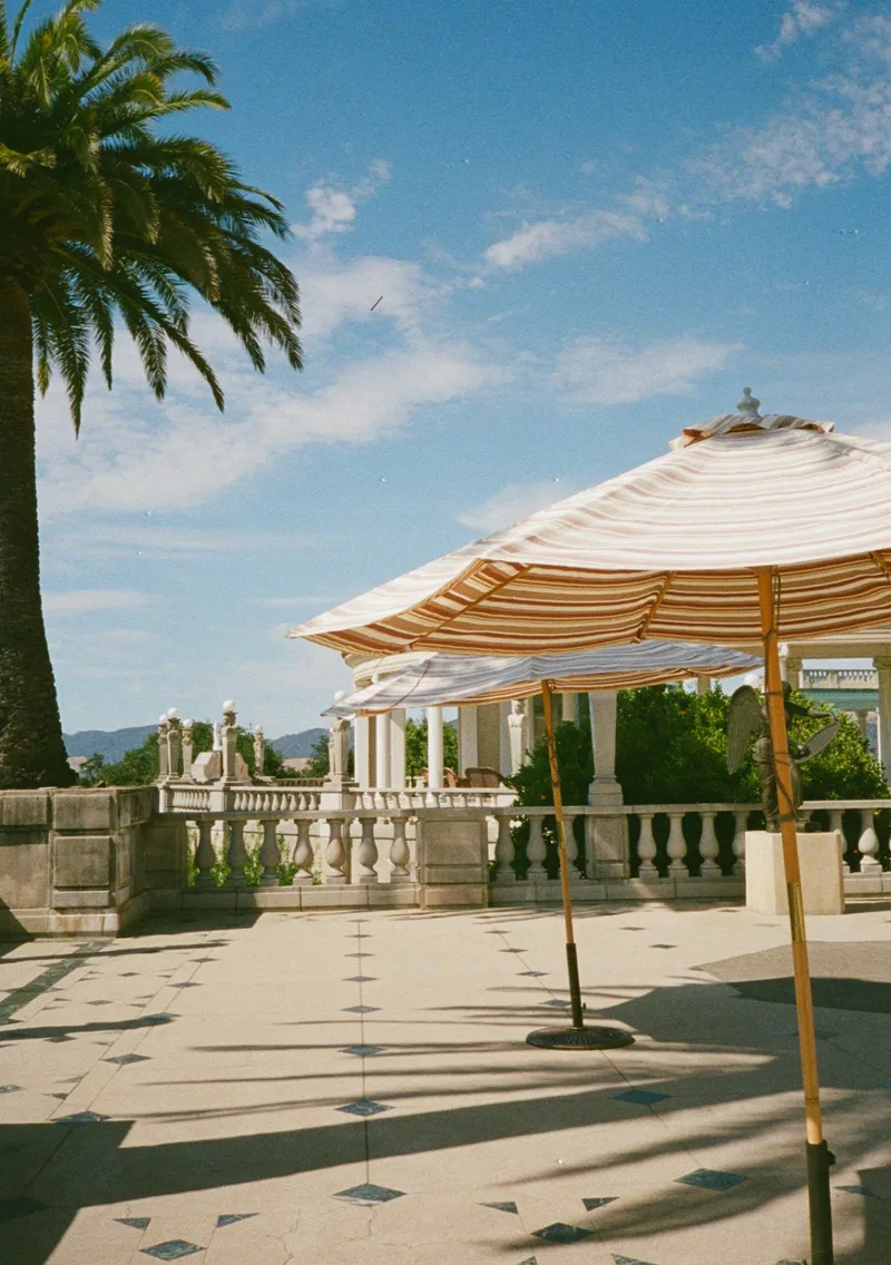 Hearst Castle shot on Kodak UltraMax 400 with a Pentax 17, developed at Horn Photo, by Charlie