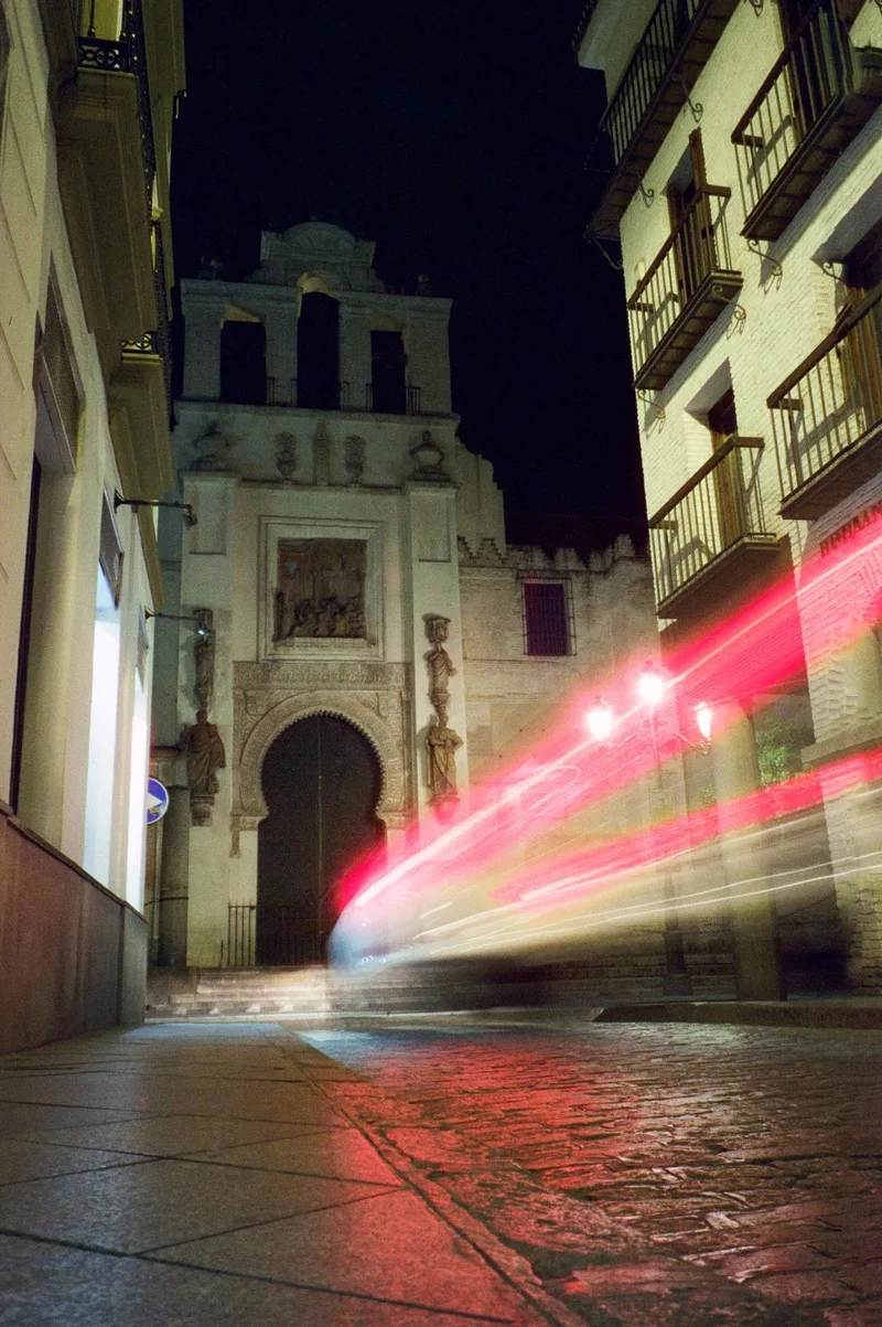 2am in Sevilla shot on DubbleFilm Cinema 800 with a Fujifilm Klasse W, developed at theFINDlab, by Tyler Cahoon (retrofilmproject)