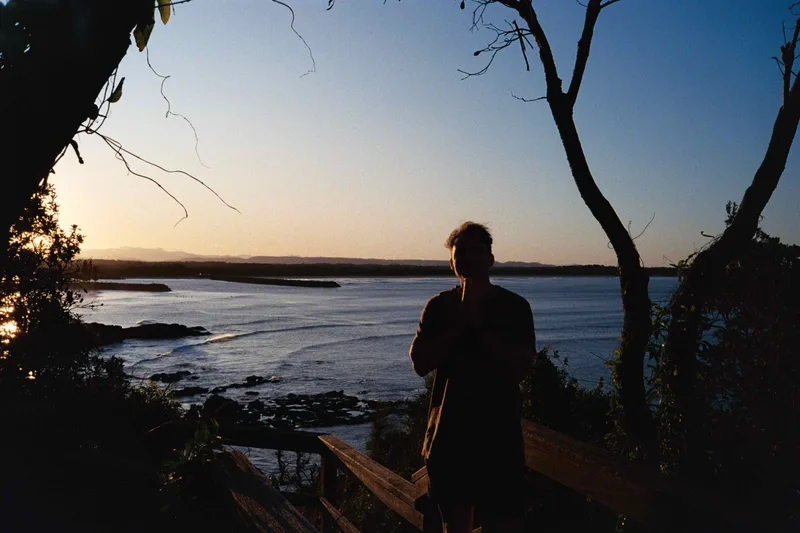 Port Mac sunset walks / testing out the new point and shoot shot on Kodak UltraMax 400 with a Olympus Mju-1, developed at Walkens House of Film, by Michelle
