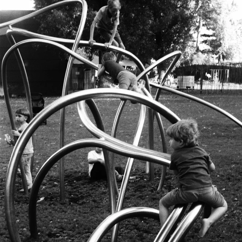 At play shot on Rollei Retro 400S with a Kodak Retina, developed at Carmencita, by Robster lobster