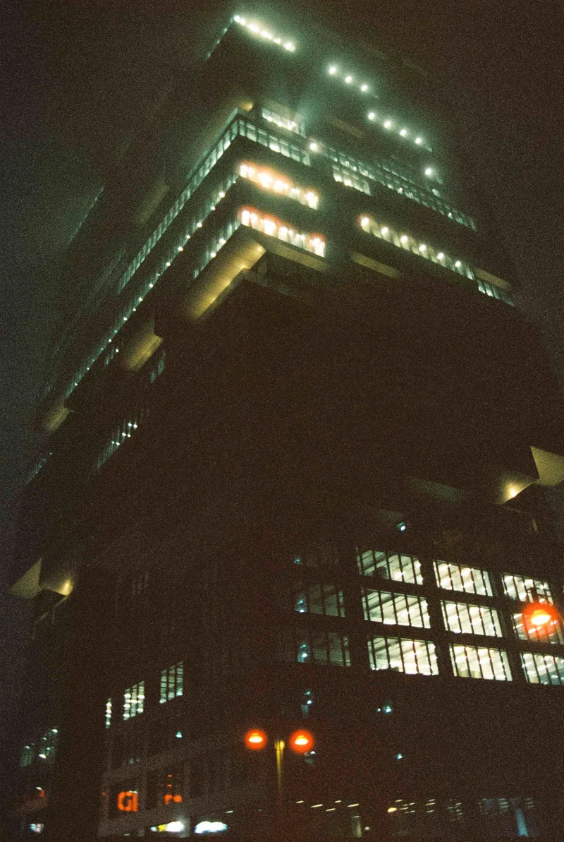 Cyberpunk shot on Candido Collective Candido800 with a Minolta XG-9, developed at Miyagi Studio, by Alber