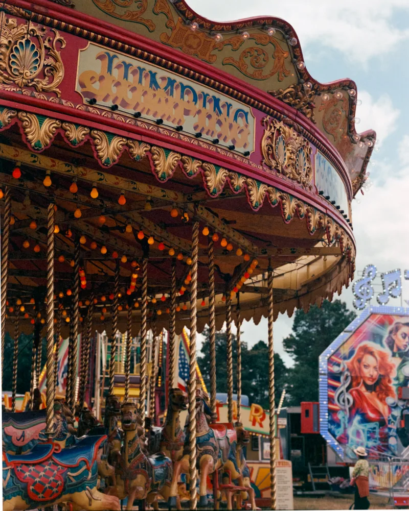 Merry-Go-Round shot on Fujifilm Super F 64D with a Nikon F90X, developed at Home / Self-Developed, by ant