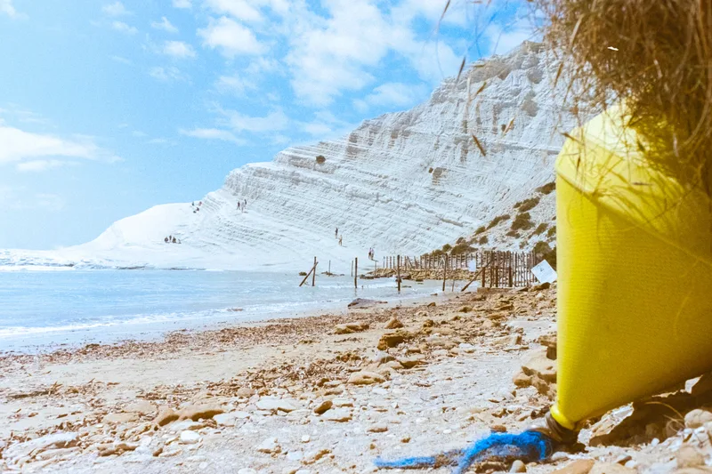 Scala dei Turchi - Agrigento shot on Fujifilm 400 with a Nikon F2, developed at Foto Ottica Mattei, by Masterofnone