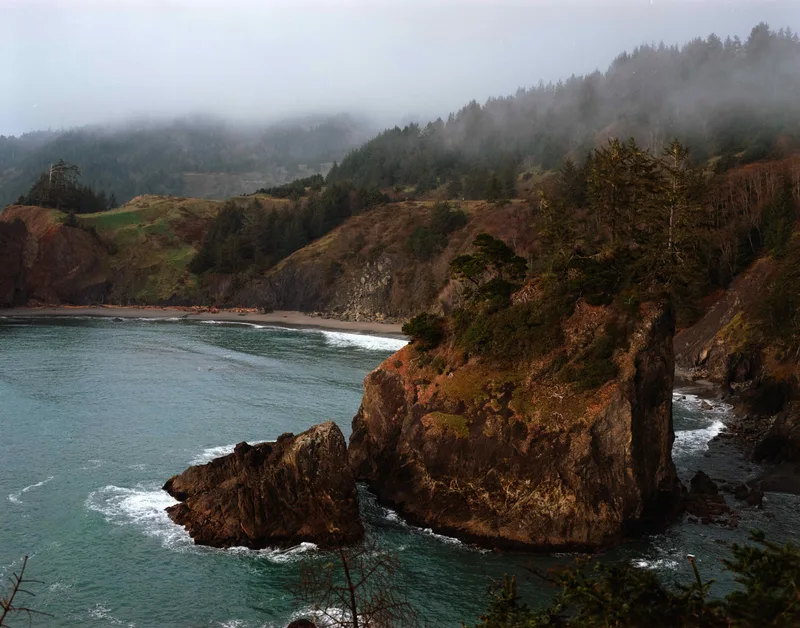 Oregon Coast shot on Kodak Portra 160 VC with a Pentax 67, by Jeremy Kruse