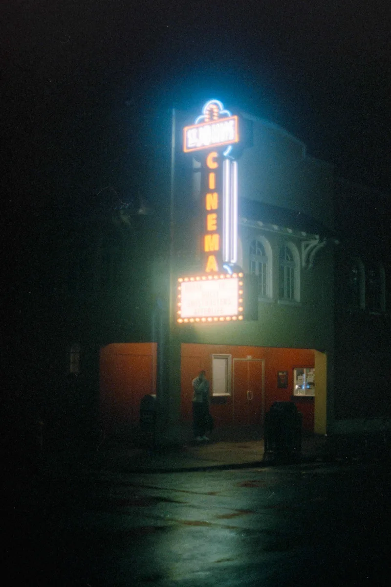 Film photo shot on Cinestill 800T with a Canon AV-1, developed at Blue Moon Camera & Machine, by Ethan