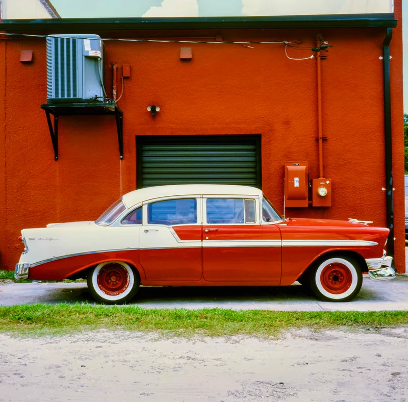 Red Bel Air shot on Kodak Ektachrome E100 with a Mamiya C330 Professional, developed at Bellows Film Lab, by Robert Fernandez