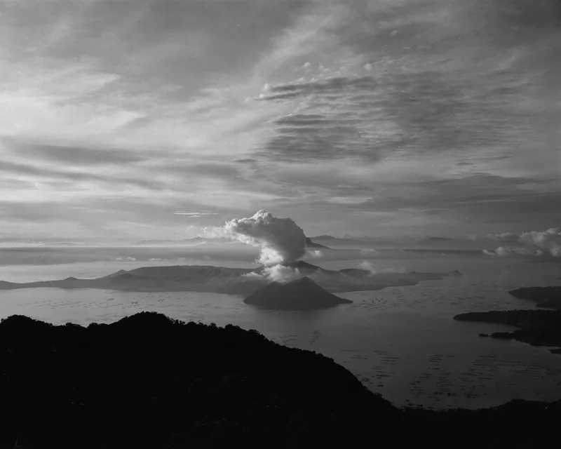 Volcano Within A Lake On An Island Within A Lake On An Island shot on Ilford HP5 Plus 400 with a Wista45 SP, developed at Home / Self-Developed, by Lawrence Ramirez